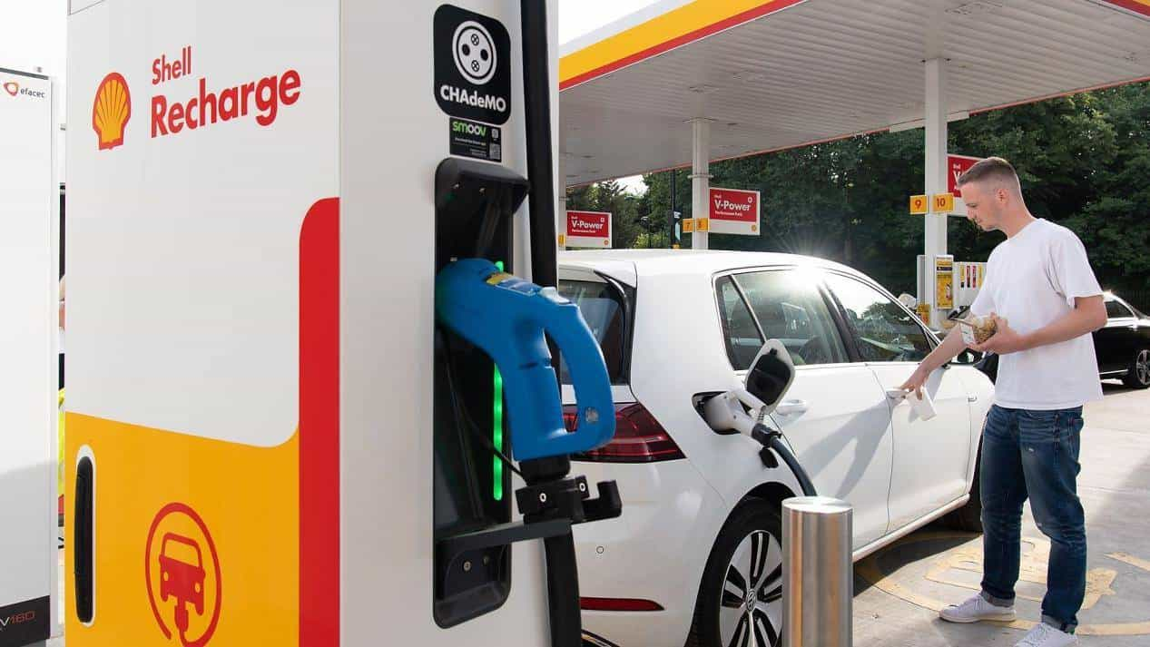 Shell Recharge Charging Post